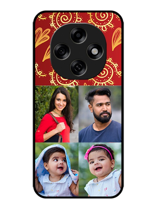 Custom Oppo F31 Pro 5G Custom Glass Phone Case - 4 Image Traditional Design