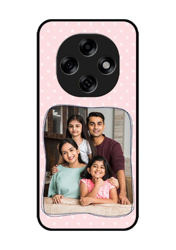 Oppo F31 Pro 5G Custom Glass Phone Case - Family With Dots Design