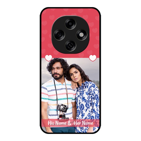 Oppo F31 Pro 5G Custom Glass Phone Case - Simple Love Design