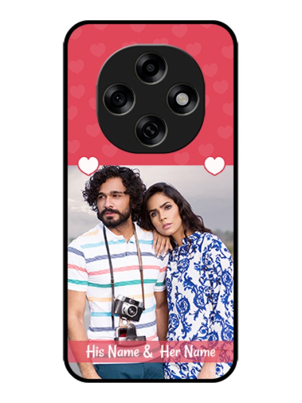 Custom Oppo F31 Pro 5G Custom Glass Phone Case - Simple Love Design