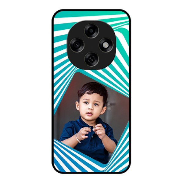 Oppo F31 Pro 5G Custom Glass Phone Case - Abstract Spiral Design