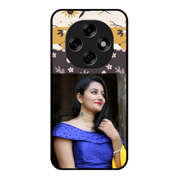Oppo F31 Pro 5G Custom Glass Phone Case - Stylish Floral Design