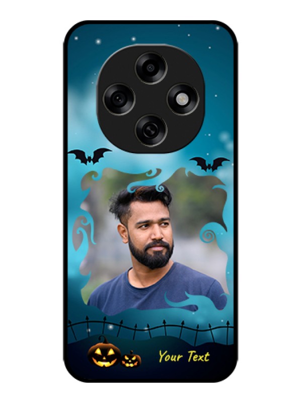 Custom Oppo F31 Pro 5G Custom Glass Phone Case - Halloween Frame Design