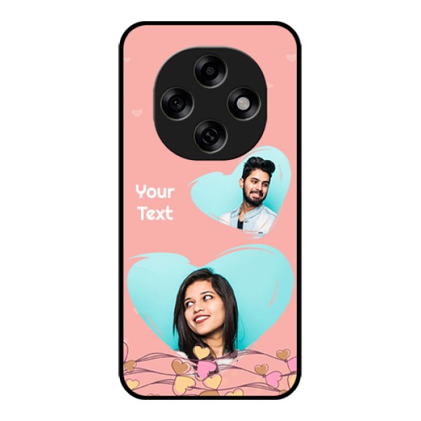 Oppo F31 Pro 5G Custom Glass Phone Case - Love Doodle Design