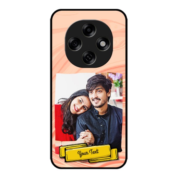 Oppo F31 Pro 5G Custom Glass Phone Case - Marble Texture Design