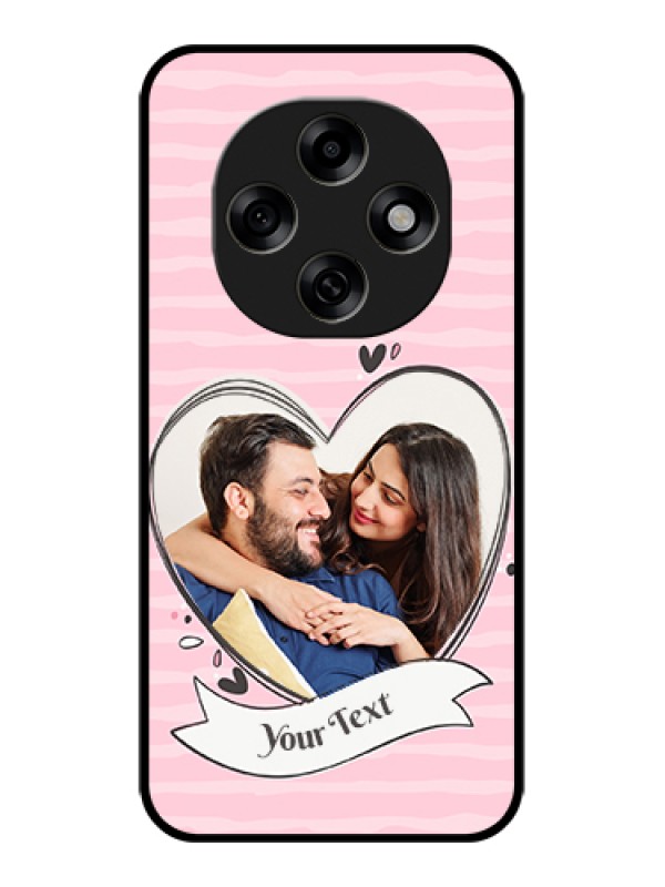 Custom Oppo F31 Pro 5G Custom Glass Phone Case - Vintage Heart Design