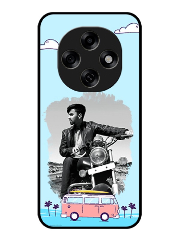 Custom Oppo F31 Pro 5G Custom Glass Phone Case - Travel & Adventure Design