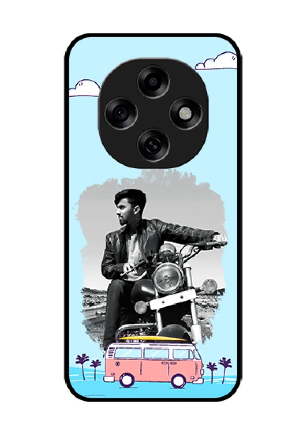Oppo F31 Pro 5G Custom Glass Phone Case - Travel & Adventure Design