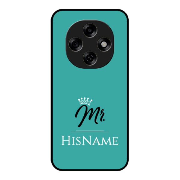Oppo F31 Pro 5G Custom Glass Phone Case - Mr With Name Design