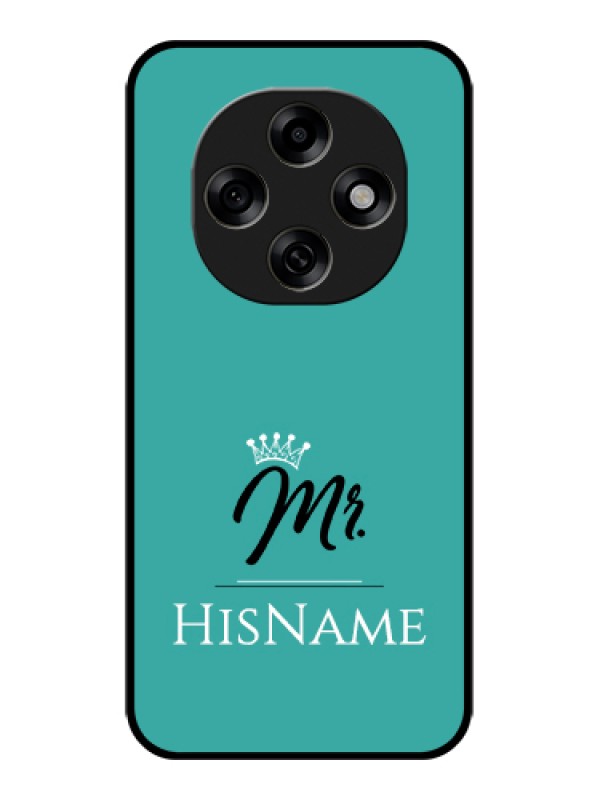 Custom Oppo F31 Pro 5G Custom Glass Phone Case - Mr With Name Design