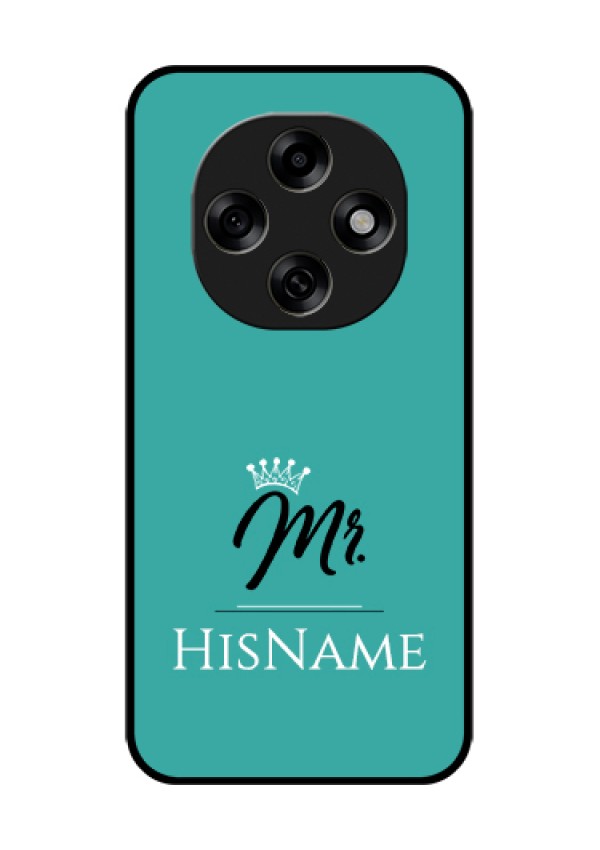 Oppo F31 Pro 5G Custom Glass Phone Case - Mr With Name Design