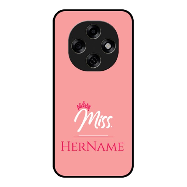 Oppo F31 Pro 5G Custom Glass Phone Case - Mrs With Name Design