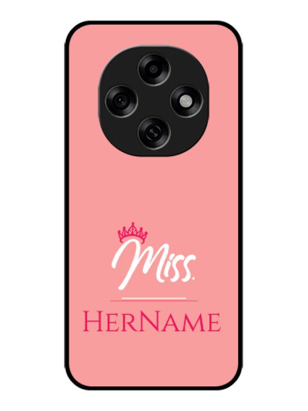 Custom Oppo F31 Pro 5G Custom Glass Phone Case - Mrs With Name Design