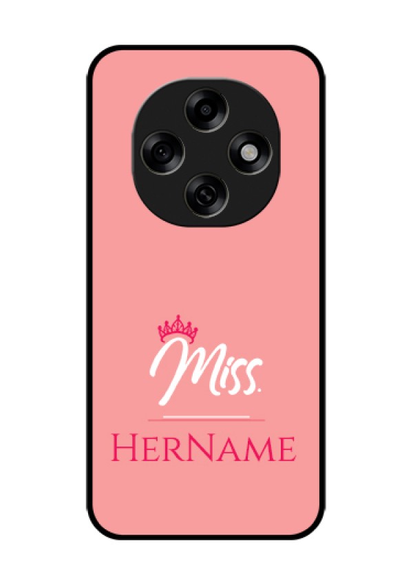 Oppo F31 Pro 5G Custom Glass Phone Case - Mrs With Name Design