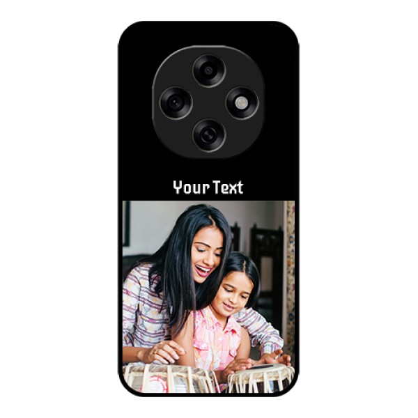 Oppo F31 Pro 5G Custom Glass Phone Case - Photo With Name Design