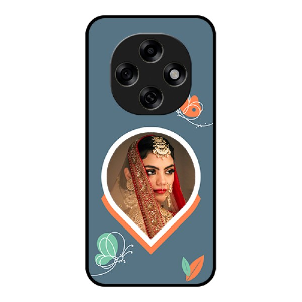 Oppo F31 Pro 5G Custom Glass Phone Case - Droplet Butterflies Design Oppo F31 Pro 5G Custom Glass Phone Case - Droplet Butterflies Design