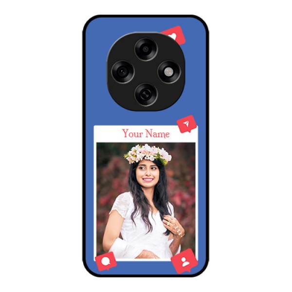 Oppo F31 Pro 5G Custom Glass Phone Case - Like Share And Comment Design Oppo F31 Pro 5G Custom Glass Phone Case - Like Share And Comment Design