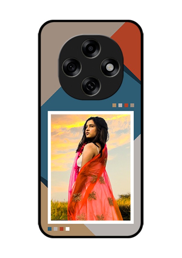 Oppo F31 Pro 5G Custom Glass Phone Case - Retro Color Pallet Design