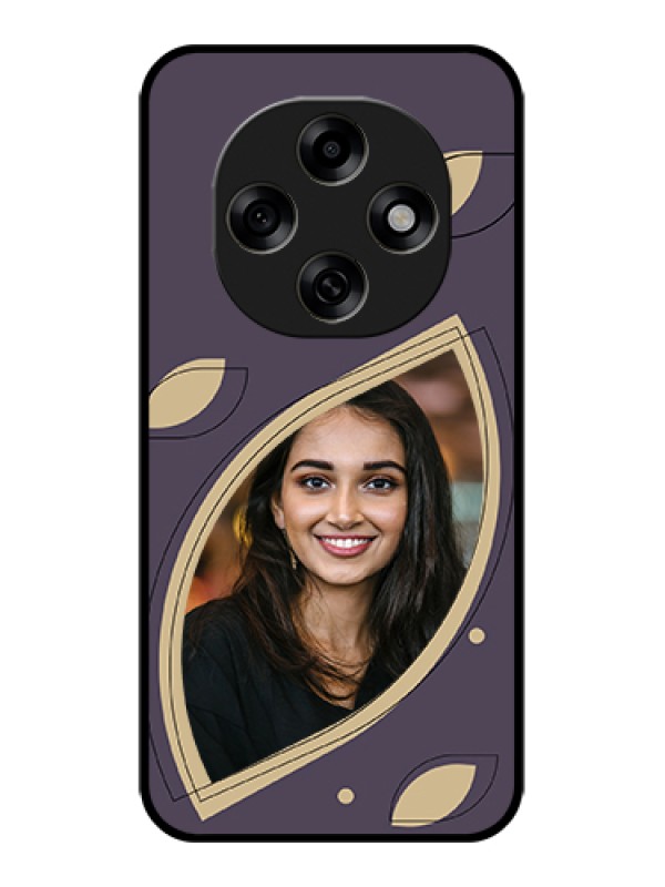 Custom Oppo F31 Pro 5G Custom Glass Phone Case - Falling Leaf Design