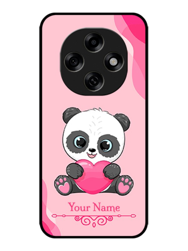 Custom Oppo F31 Pro 5G Custom Glass Phone Case - Cute Panda Design