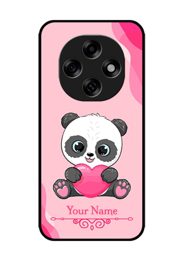Oppo F31 Pro 5G Custom Glass Phone Case - Cute Panda Design