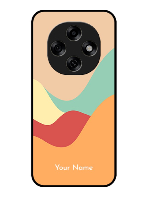 Custom Oppo F31 Pro 5G Custom Glass Phone Case - Ocean Waves Multi - Colour Design