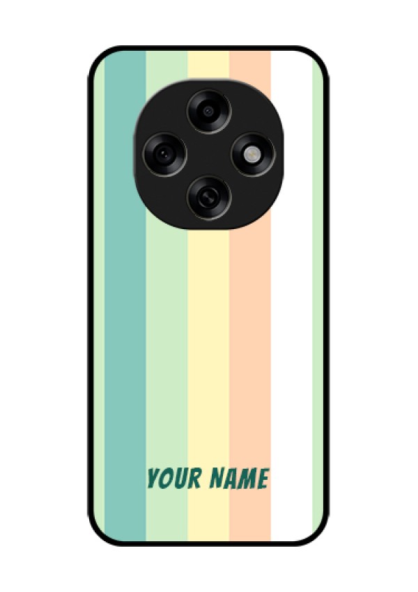 Oppo F31 Pro 5G Custom Glass Phone Case - Multi - Colour Stripes Design