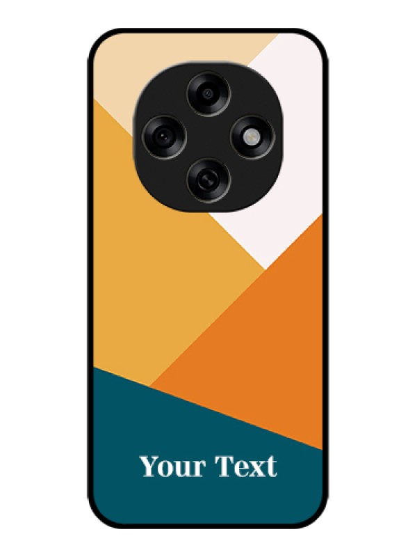Custom Oppo F31 Pro 5G Custom Glass Phone Case - Stacked Multi - Colour Design