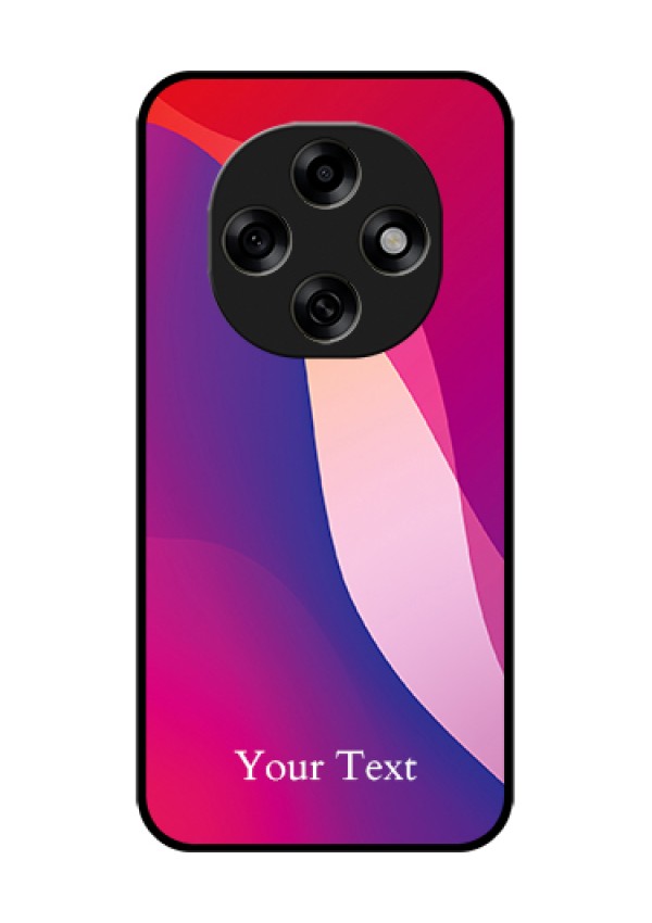 Oppo F31 Pro 5G Custom Glass Phone Case - Digital Abstract Overlap Design
