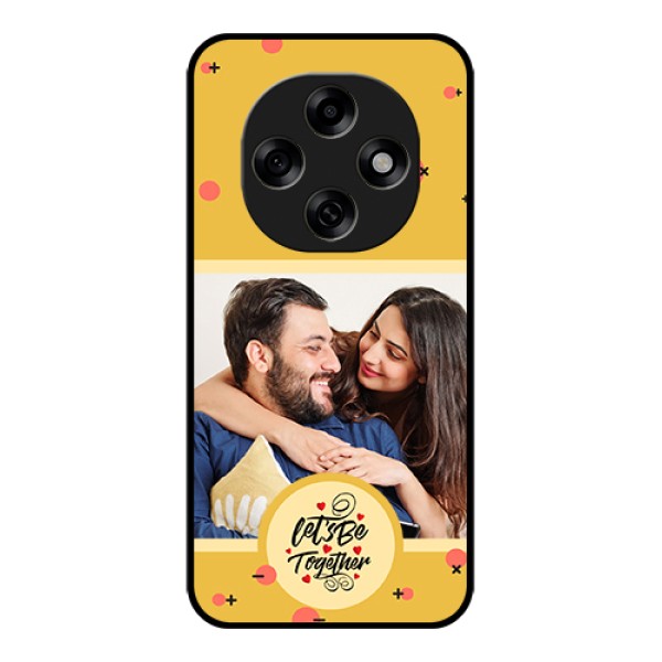 Oppo F31 Pro 5G Custom Glass Phone Case - Lets Be Together Design