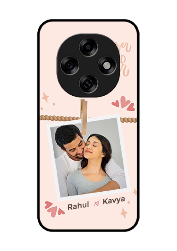 Oppo F31 Pro 5G Custom Glass Phone Case - Forever And Ever Love Design