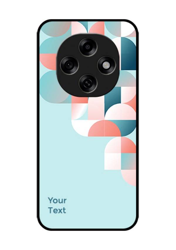 Oppo F31 Pro 5G Custom Glass Phone Case - Stylish Semi - Circle Pattern Design