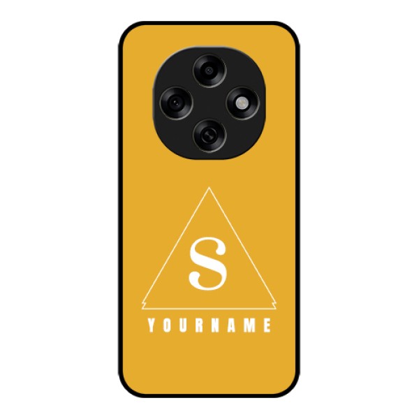 Oppo F31 Pro 5G Custom Glass Phone Case - Simple Triangle Design