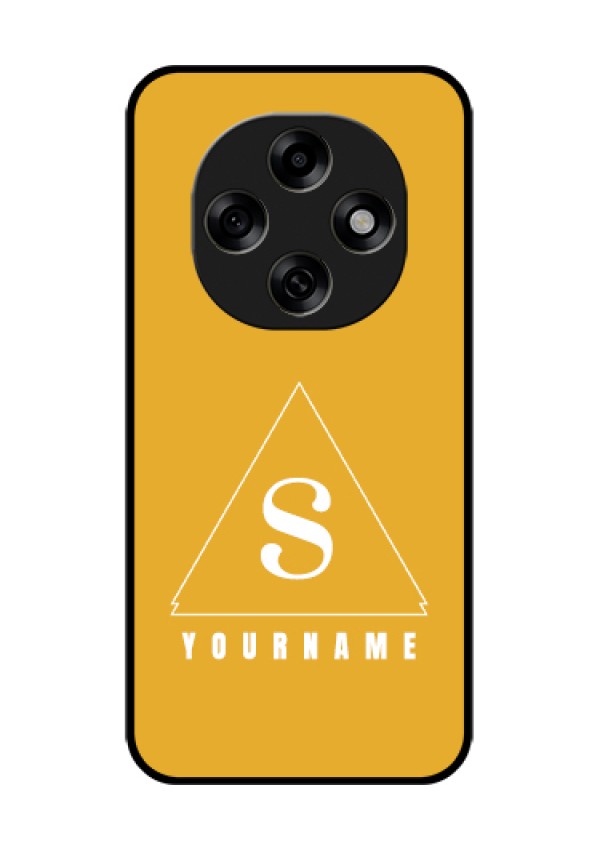 Oppo F31 Pro 5G Custom Glass Phone Case - Simple Triangle Design