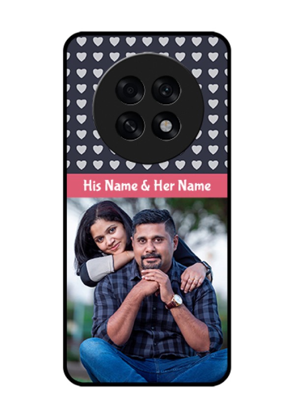 Oppo F31 Pro Plus 5G Custom Glass Phone Case - Love Symbols Design