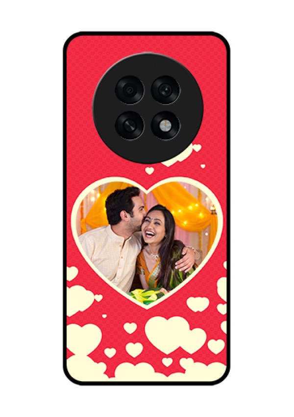Oppo F31 Pro Plus 5G Custom Glass Phone Case - Love Symbols Phone Cover Design