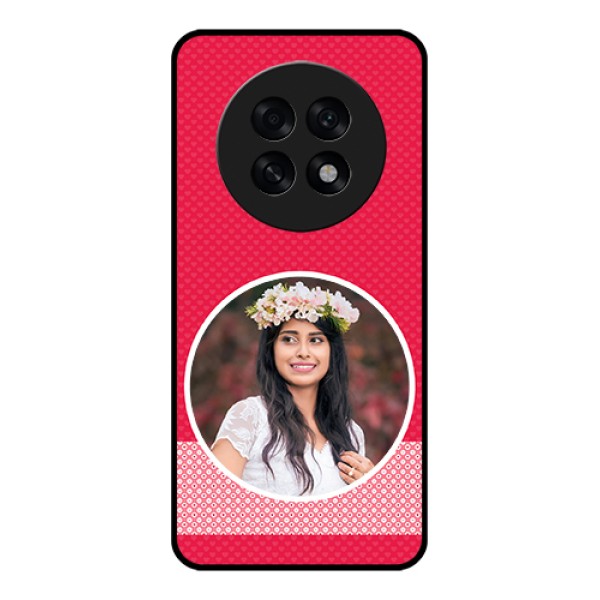 Oppo F31 Pro Plus 5G Custom Glass Phone Case - Pink Color Pattern Design Oppo F31 Pro Plus 5G Custom Glass Phone Case - Pink Color Pattern Design