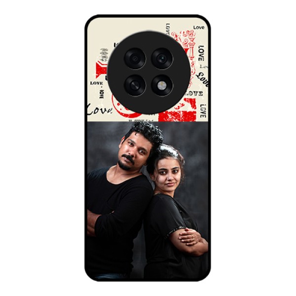 Oppo F31 Pro Plus 5G Custom Glass Phone Case - Trendy Love Design Case