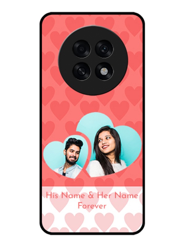 Custom Oppo F31 Pro Plus 5G Custom Glass Phone Case - Couple Pic Upload Design