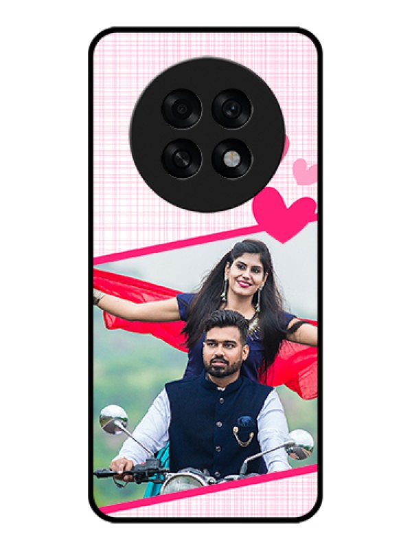 Custom Oppo F31 Pro Plus 5G Custom Glass Phone Case - Love Shape Heart Design