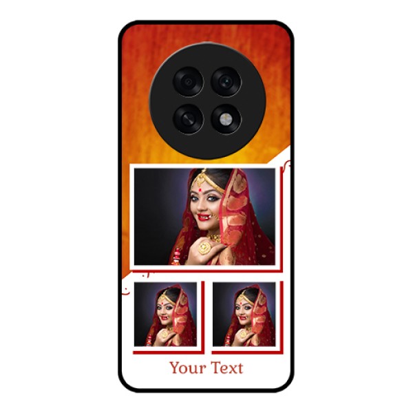 Oppo F31 Pro Plus 5G Custom Glass Phone Case - Wedding Memories Design