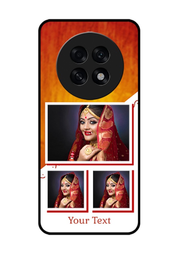 Oppo F31 Pro Plus 5G Custom Glass Phone Case - Wedding Memories Design