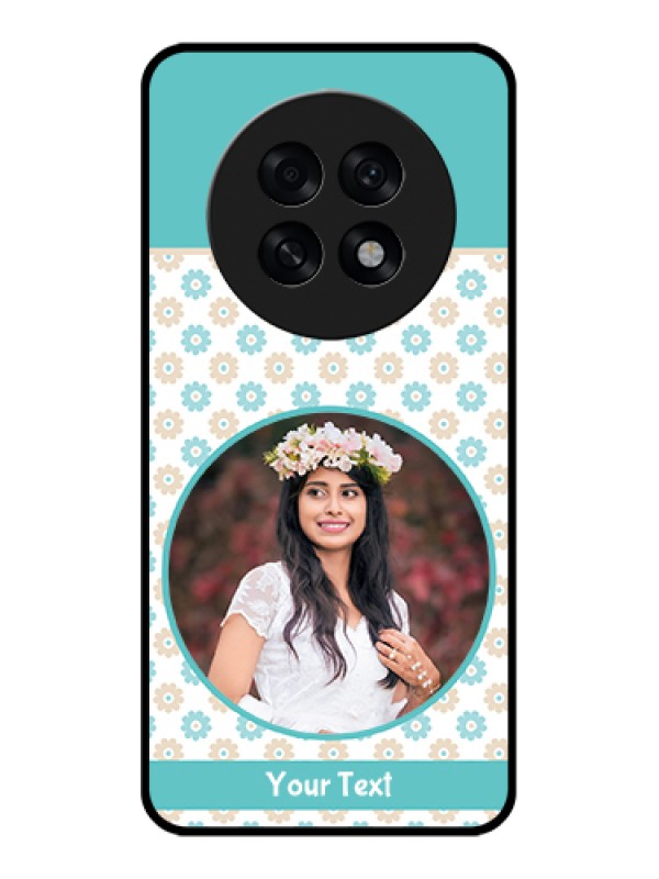 Custom Oppo F31 Pro Plus 5G Custom Glass Phone Case - Beautiful Flowers Design