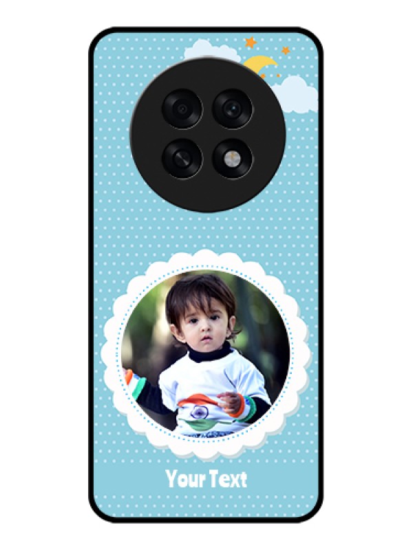 Custom Oppo F31 Pro Plus 5G Custom Glass Phone Case - Violet Pattern Design