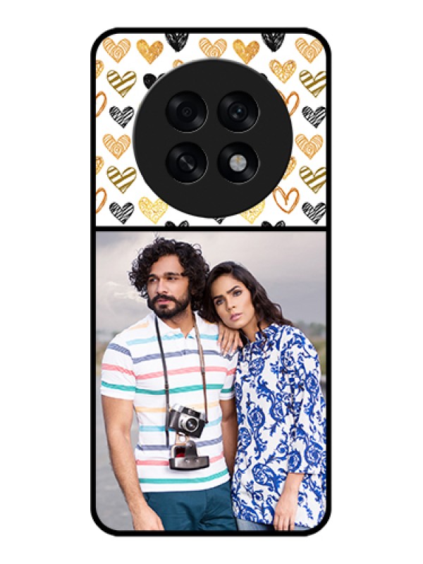 Custom Oppo F31 Pro Plus 5G Custom Glass Phone Case - Love Symbol Design