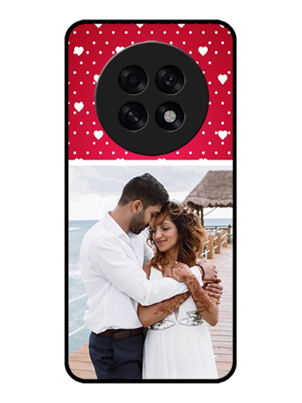 Custom Oppo F31 Pro Plus 5G Custom Glass Phone Case - Hearts Mobile Case Design