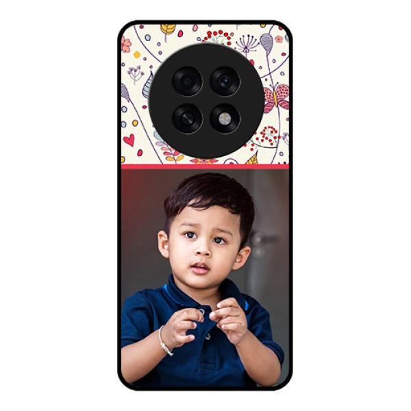Oppo F31 Pro Plus 5G Custom Glass Phone Case - Premium Floral Design