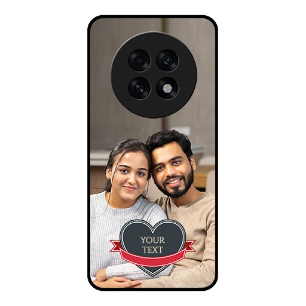 Oppo F31 Pro Plus 5G Custom Glass Phone Case - Just Married Couple Design Oppo F31 Pro Plus 5G Custom Glass Phone Case - Just Married Couple Design