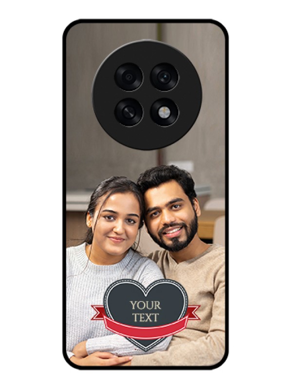 Custom Oppo F31 Pro Plus 5G Custom Glass Phone Case - Just Married Couple Design