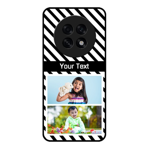 Oppo F31 Pro Plus 5G Custom Glass Phone Case - Black And White Stripes Design Oppo F31 Pro Plus 5G Custom Glass Phone Case - Black And White Stripes Design
